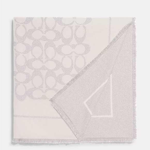 Coach Signature Shawl – Classic Monogram - Picture 2 of 5
